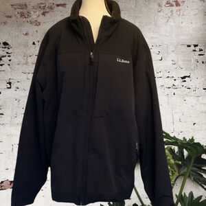 L.L.Bean Black classic primaloft winter bomber Jacket XXL